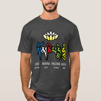 オンマニペメフム マントラ ガール Tシャツ