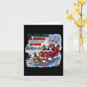 オンマラードオンガッドウォールクリスマスダックおもしろい狩り カード (黄色い花)