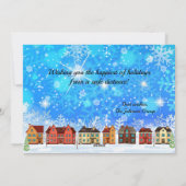 オンラおもしろいインズーム会議クリスマスホリデーカード シーズンカード (裏面)