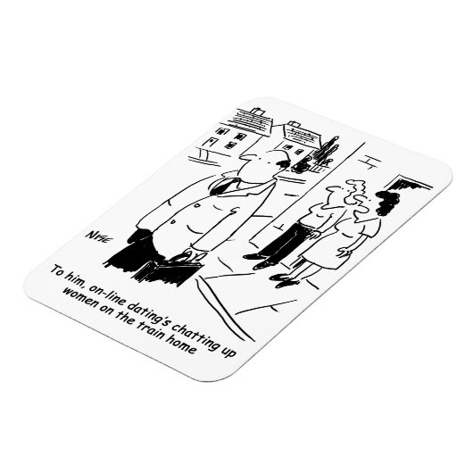 オンラおもしろいインデートすること漫画 マグネット (左側)