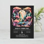 オンライエレガントンウッドランド誕生日 招待状 (スタンド正面)