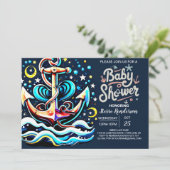 オンラインいかりボホベイビーシャワー 招待状 (スタンド正面)