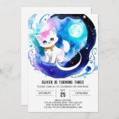 オンラインキティマジカルバースデー 招待状 (正面/裏面)