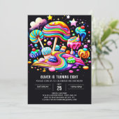 オンラインキャンディワンダーランド誕生日 招待状 (スタンド正面)