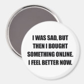 オンラインショッピングおもしろい磁石 マグネット (正面/裏面)