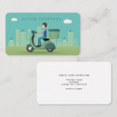 オンラインショッピング配送ドライバーサービス 名刺 (正面/裏面)