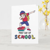 オンラインスクールの準備が整っている カード (黄色い花)