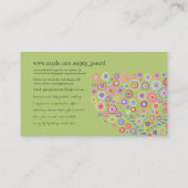 オンラインストア個人のビジネスプロファイルカード 名刺 (裏面)