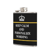 オンラインテンプレートを個人化するために穏やか保って下さい フラスク (左)