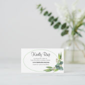 オンラインディナーの出欠の出欠 エンクロージャーカード (スタンド正面)