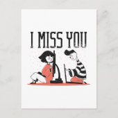 オンラインデートすること恋しく思人間関係YOUギフト可愛い愛 ポストカード (正面)