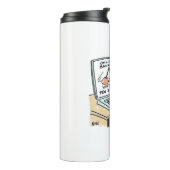 オンラインバンキングのユーモアおもしろい銀行の顧客の漫画 タンブラー (回転左)