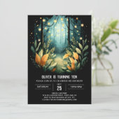 オンラインパインツリーズウッドランド誕生日 招待状 (スタンド正面)