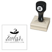 オンラインブティックハンガー衣料品ロゴ ラバースタンプ (押印)