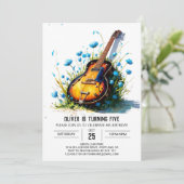 オンラインブルーギターボーイ誕生日 招待状 (スタンド正面)