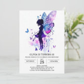 オンラインプリンセスバレリーナ誕生日魔法 招待状 (スタンド正面)