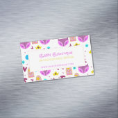 オンラインベビーブティックまたはリトルキッズストアのウェブサイト マグネット名刺 (インサイチュ)