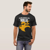 オンラインマーケティング忍者ロックスターマーケターコンテンツA Tシャツ (正面フル)
