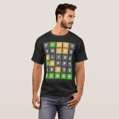 オンラインワードゲームのオンラインゲームギークワードゲーマー Tシャツ (正面フル)