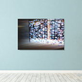 オンライン交差縁ど キャンバスプリント (インサイチュ (ウッドフロア))