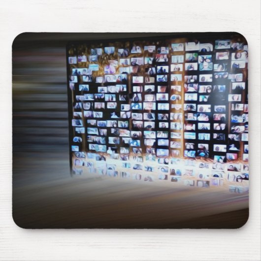 オンライン交差縁ど マウスパッド (正面)