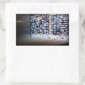 オンライン交差縁ど 長方形シール (バッグ)