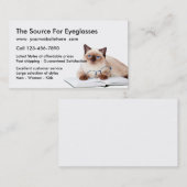 オンライン光学店 名刺 (正面/裏面)