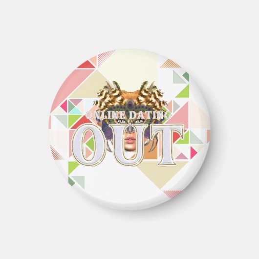 オンライン出会い系卒業TEE マグネット (正面)