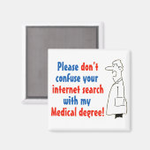 オンライン医学診断と認定医師 マグネット (正面/裏面)