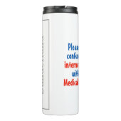 オンライン医学診断と認定医師Th タンブラー (裏面)