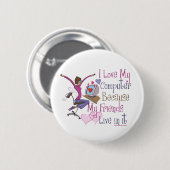 オンライン友人ボタン 缶バッジ (正面&裏面)