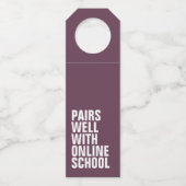 オンライン学おもしろい校の学距離 ボトルネックタグ (正面)