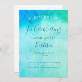 オンライン成人洗礼パーソナライズされた招待状 招待状 (正面/裏面)