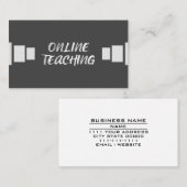 オンライン教え教育仮想先生講師 名刺 (正面/裏面)