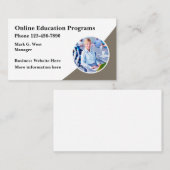 オンライン教育計画 名刺 (正面/裏面)