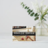 オンライン講師の名刺 名刺 (スタンド正面)