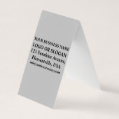 オンライン講師の教育者メンターコーチシルバーグレイ 名刺 (裏面)