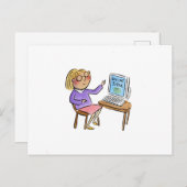 オンライン講師 ポストカード (正面/裏面)