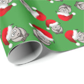 オンライン農業スタイルヤギのクリスマスラッピング紙 ラッピングペーパー (ロールコーナー)