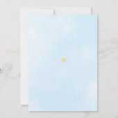 オンライン郵送 長距離ベイビーシャワー 招待状 (裏面)