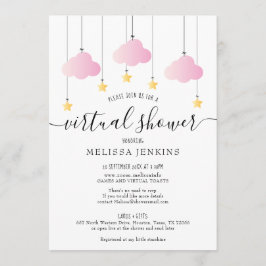 オンライン郵送 長距離ベビーシャワー 招待状