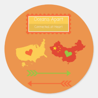 オンラインESL先生シール ラウンドシール