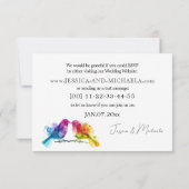 オンラインLGBTQ+レインボーロブバードに対応 出欠カード (裏面)