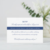 オンラインRSVPカード – Penobscot Bay Set エンクロージャーカード (スタンド正面)