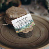 オンラインRSVPマウンテンワイルドフラワー エンクロージャーカード