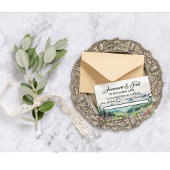 オンラインRSVPマウンテンワイルドフラワー エンクロージャーカード