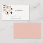 オンラインRSVPリリースマグノリアス牡丹バラフローラ エンクロージャーカード (正面/裏面)