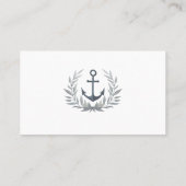 オンラインRSVP QRコードビーチ結婚式サイト 名刺 (裏面)