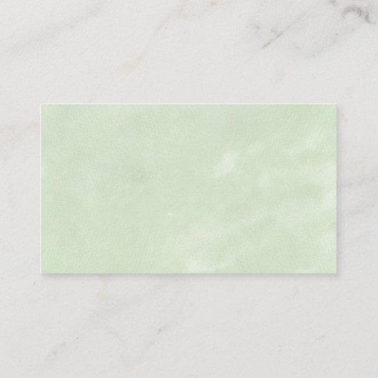 オンラインRSVP QRコードワイルドフラワー結婚のWebサイト 名刺 (裏面)