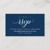 オンラインRSVP Webサイトの応答結婚、 エンクロージャーカード (正面)